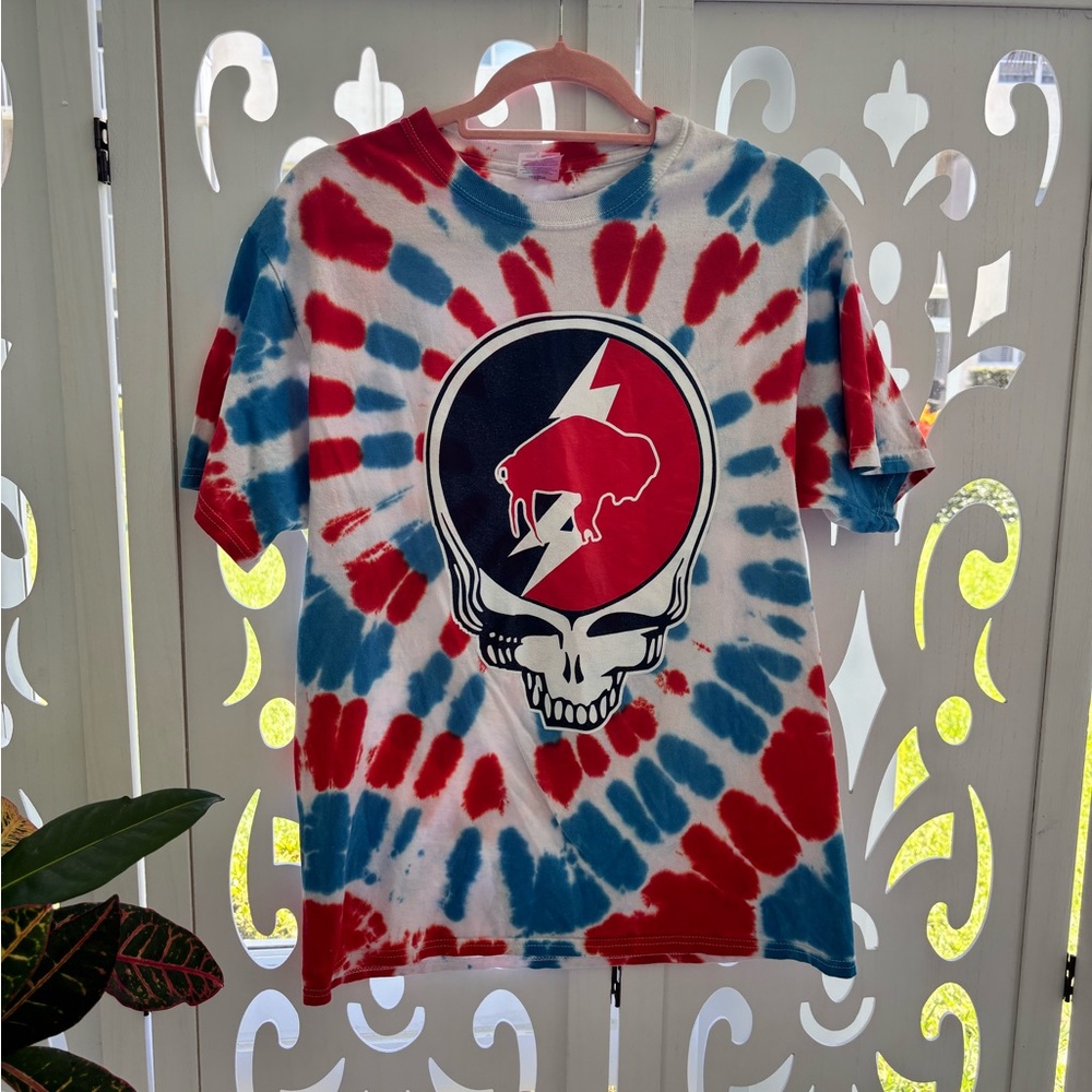 Tie dyed buffalo bills tee